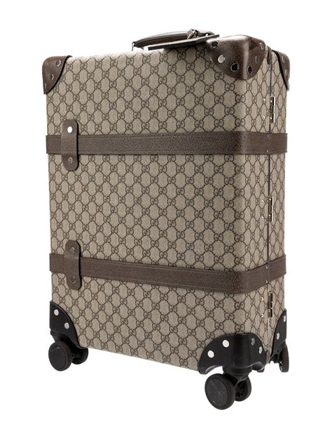 x Globe Trotter GG Supreme Medium Suitcase 